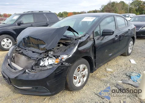 2014 Honda Civic Lx from USA, damaged, VIN 2HGFB2F58EH513018